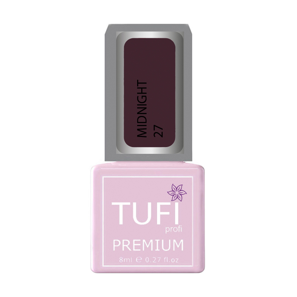 Гель-лак для нігтів Tufi profi Premium Midnight 27 Дикий імбир, 8 мл